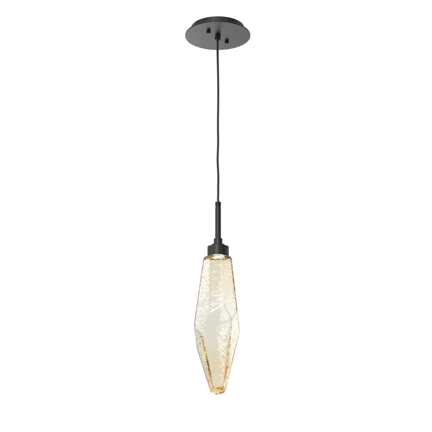 Rock Crystal LED Pendant Light