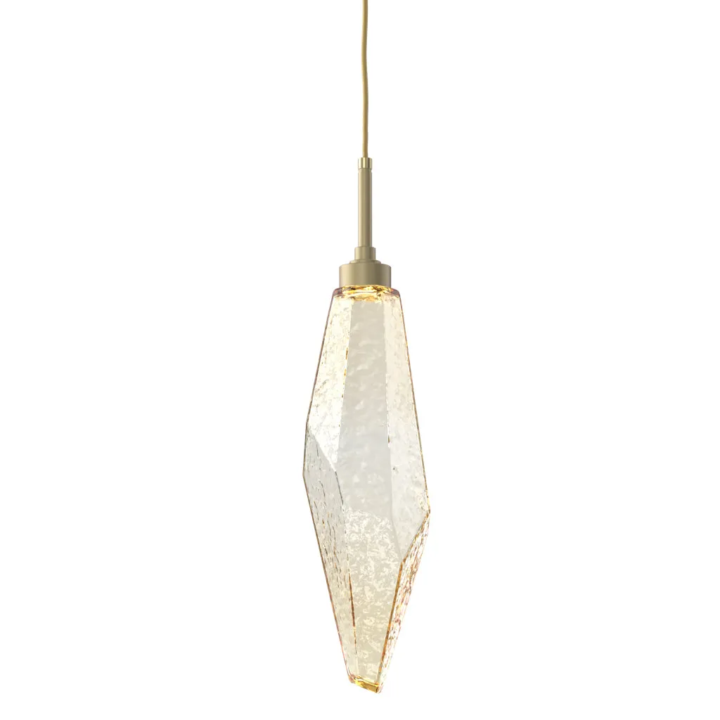 Rock Crystal LED Pendant Light