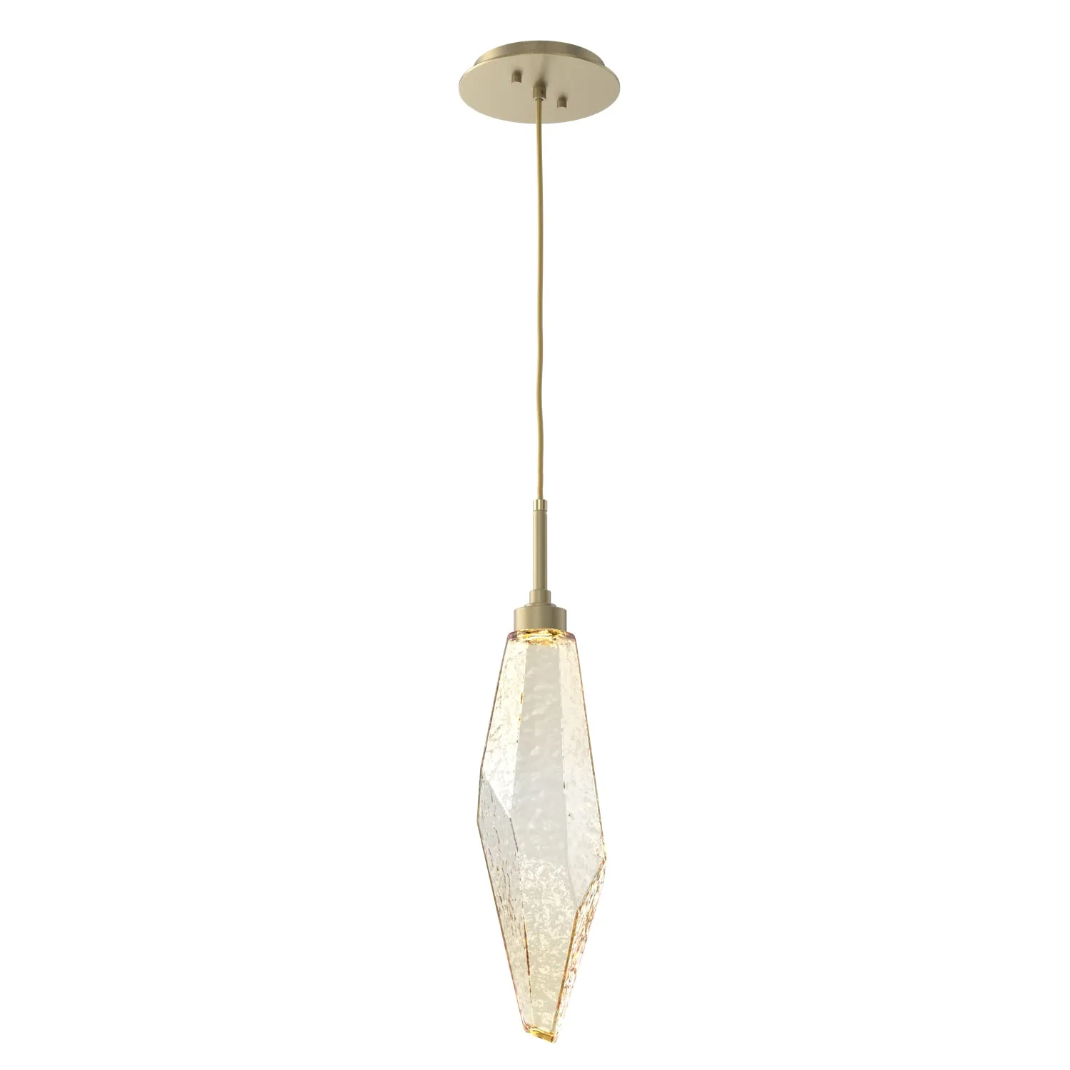 Rock Crystal LED Pendant Light