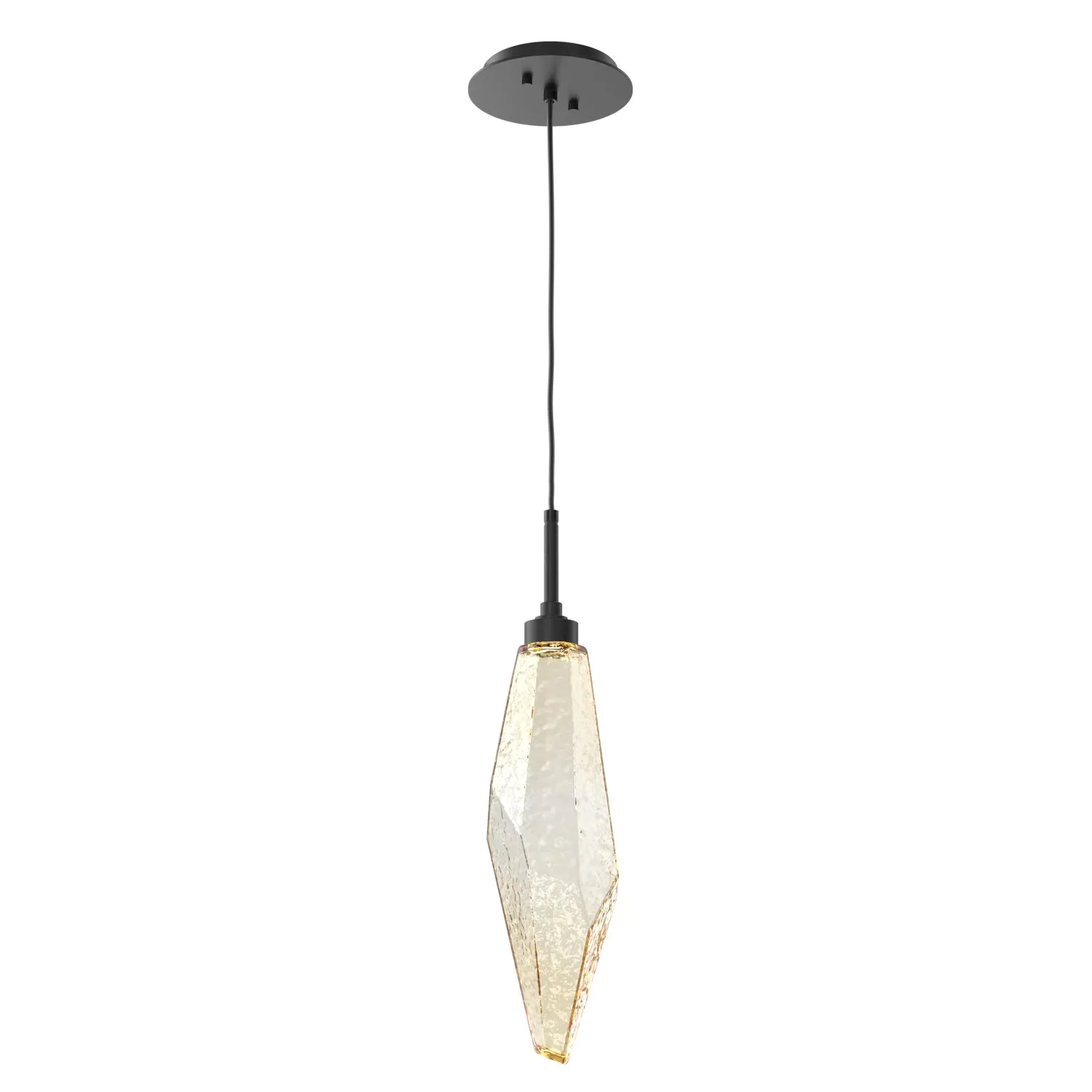 Rock Crystal LED Pendant Light
