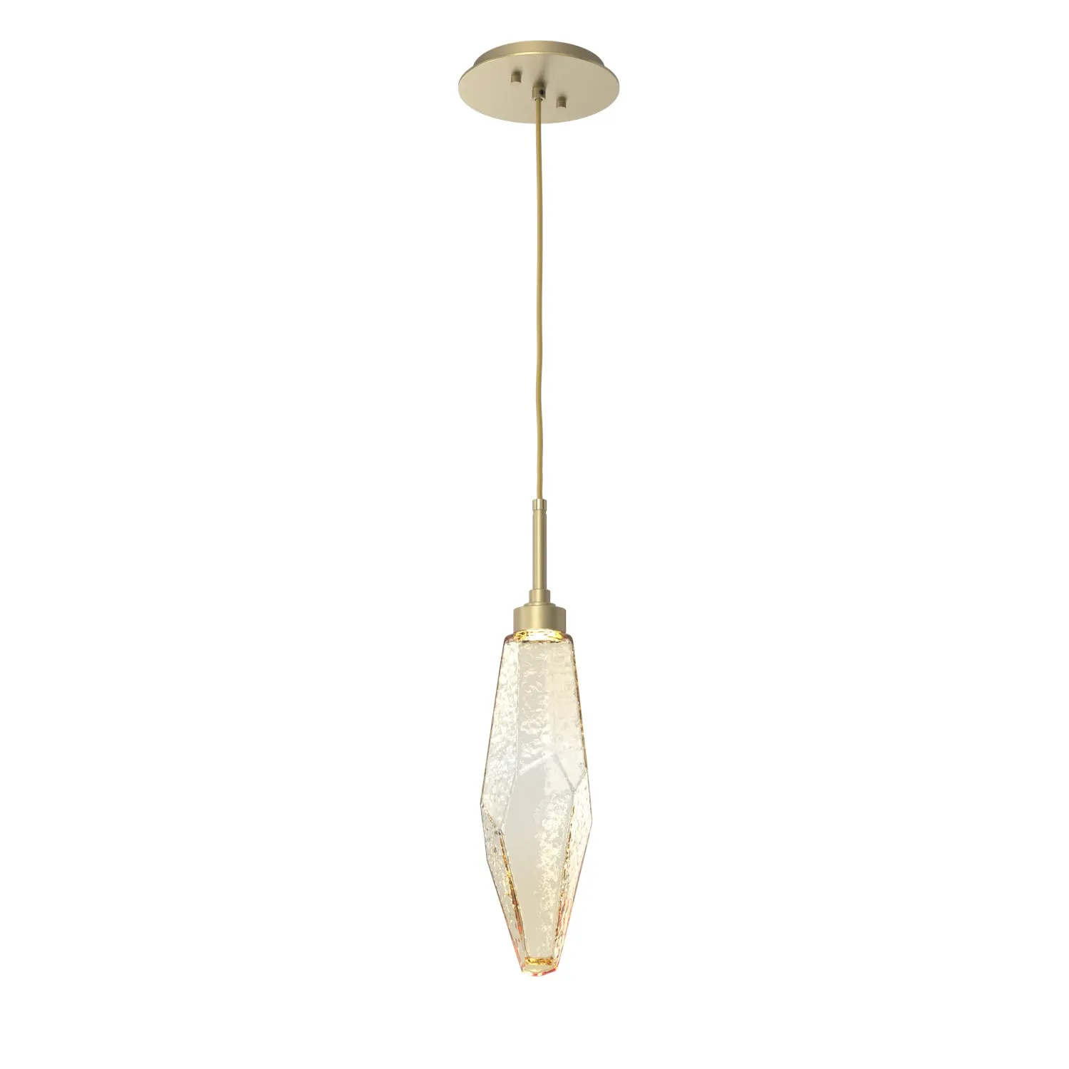 Rock Crystal LED Pendant Light