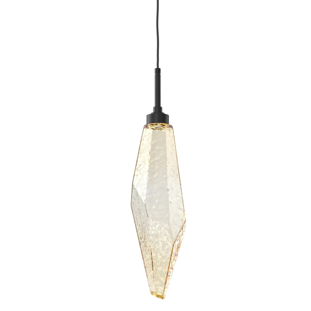 Rock Crystal LED Pendant Light