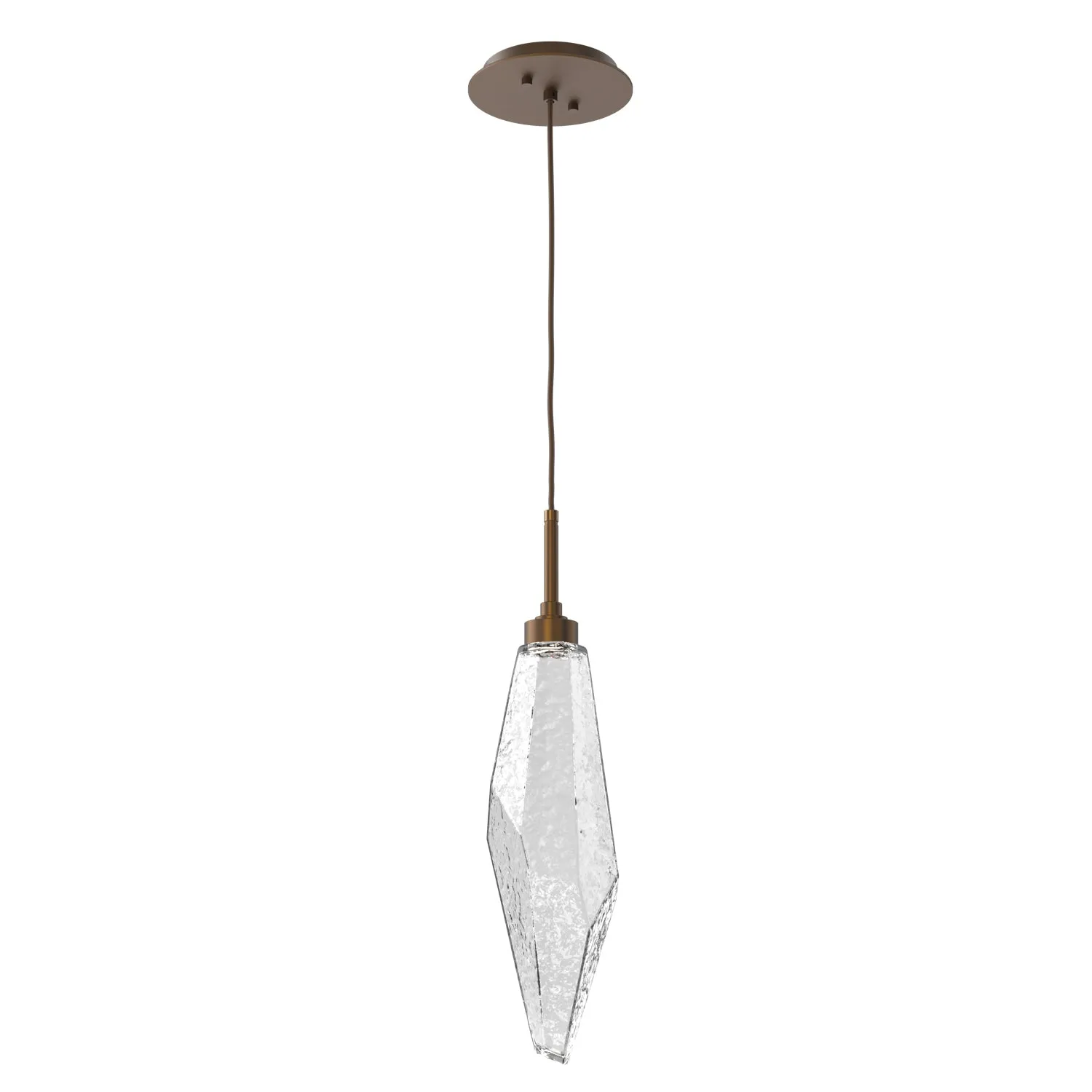 Rock Crystal LED Pendant Light