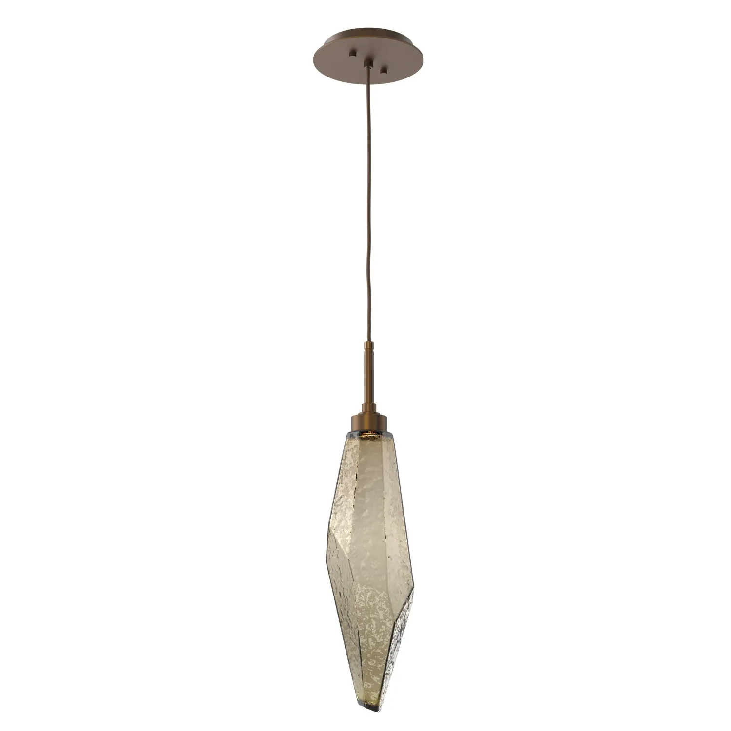 Rock Crystal LED Pendant Light