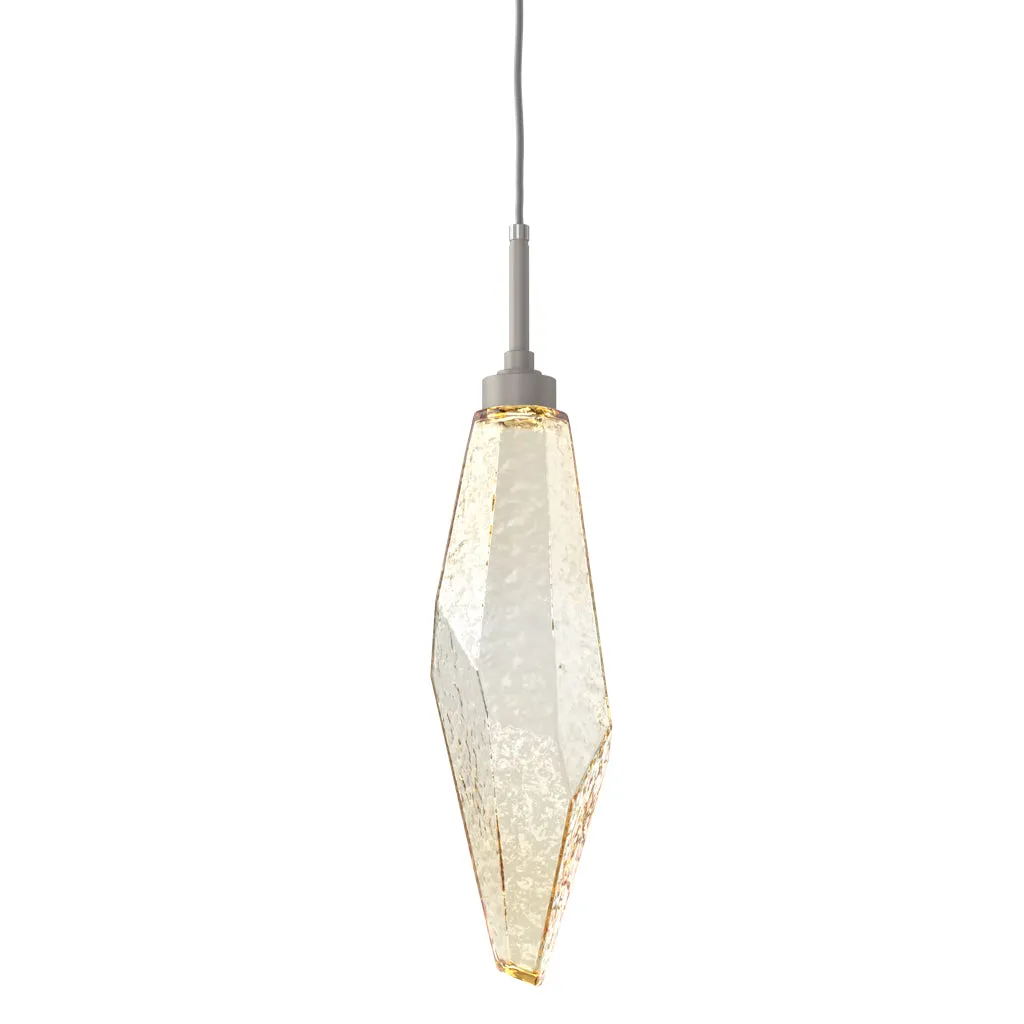 Rock Crystal LED Pendant Light