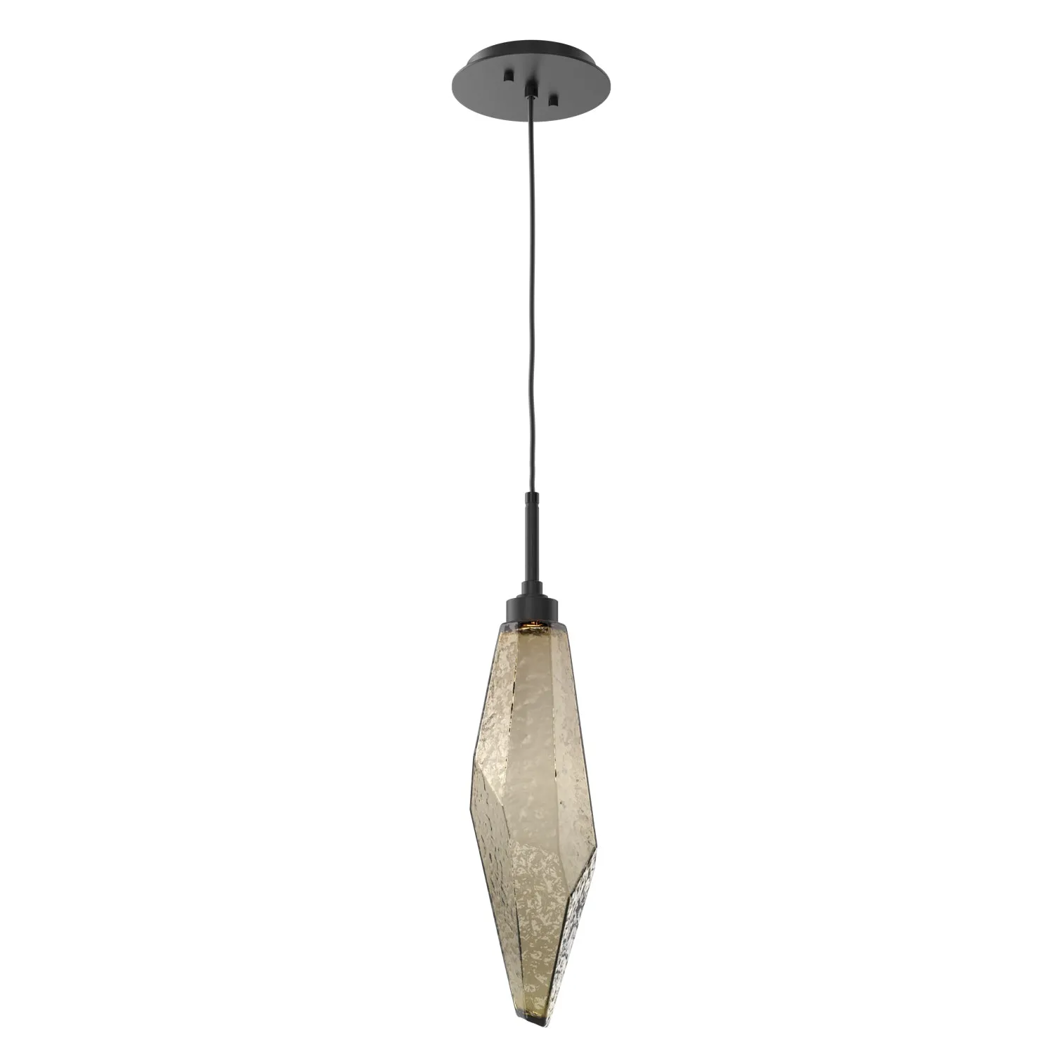 Rock Crystal LED Pendant Light