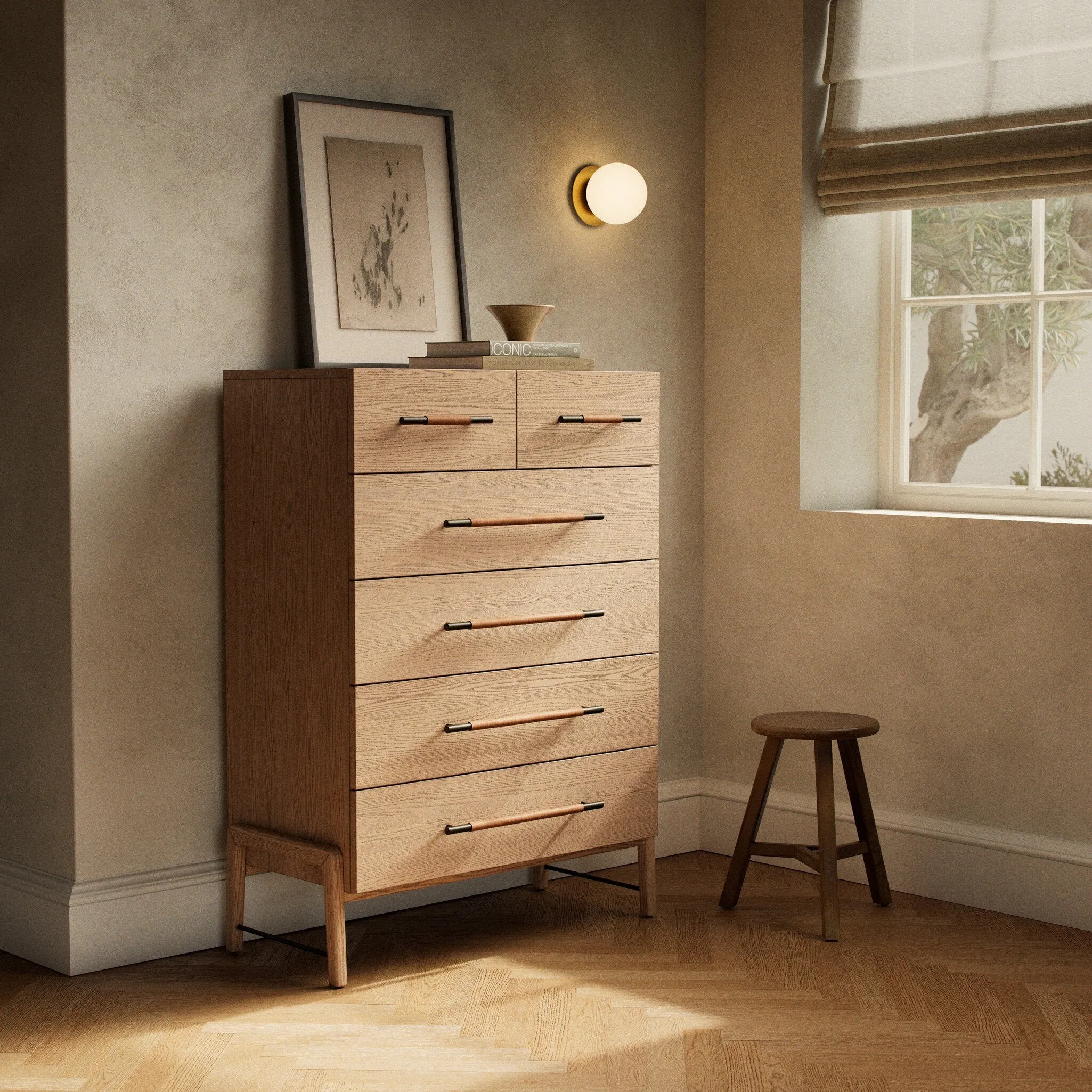 Rosedale 6 Drawer Tall Dresser