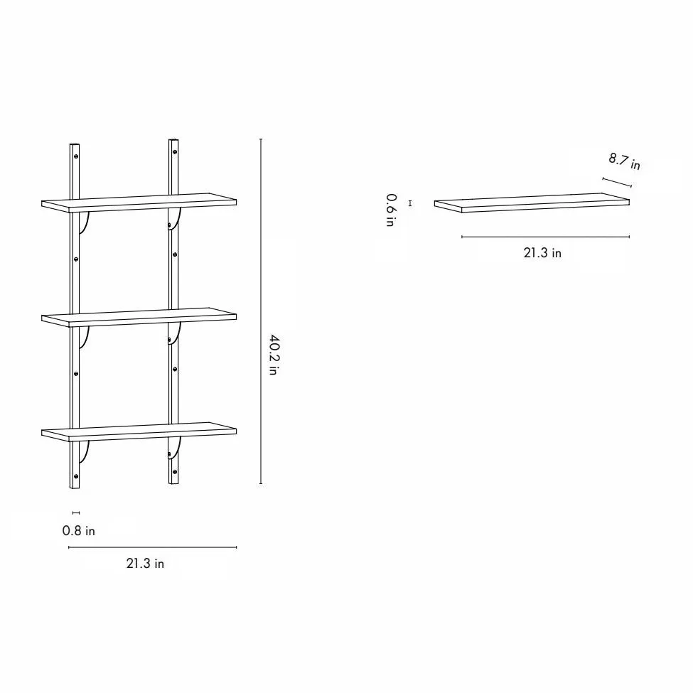 Sector Triple Shelf