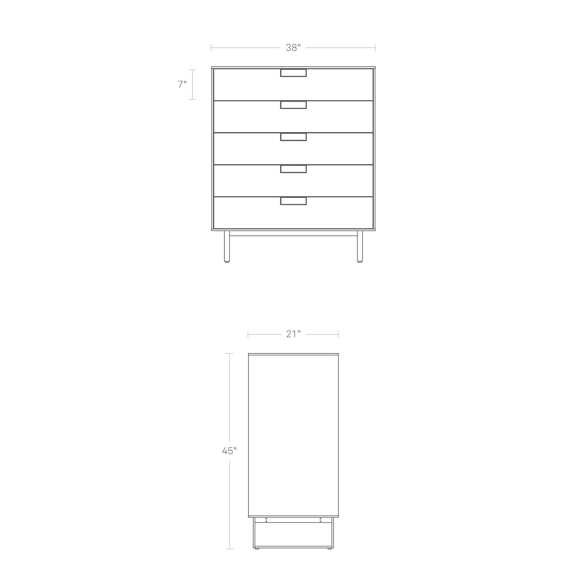 Series 11 5 Drawer Dresser