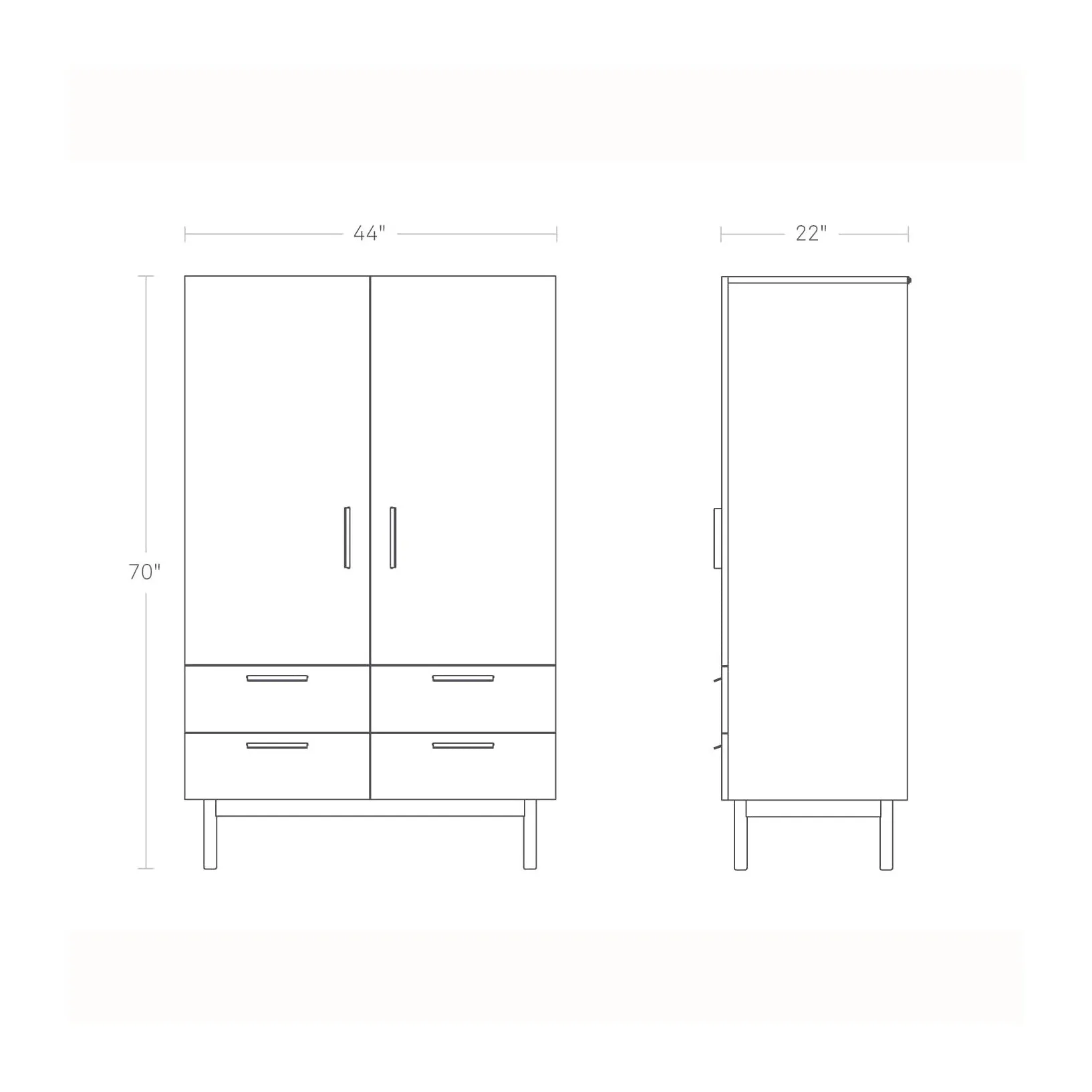 Shale Wardrobe