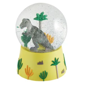Shatterproof Musical Water Globe - T-Rex Dinosaur
