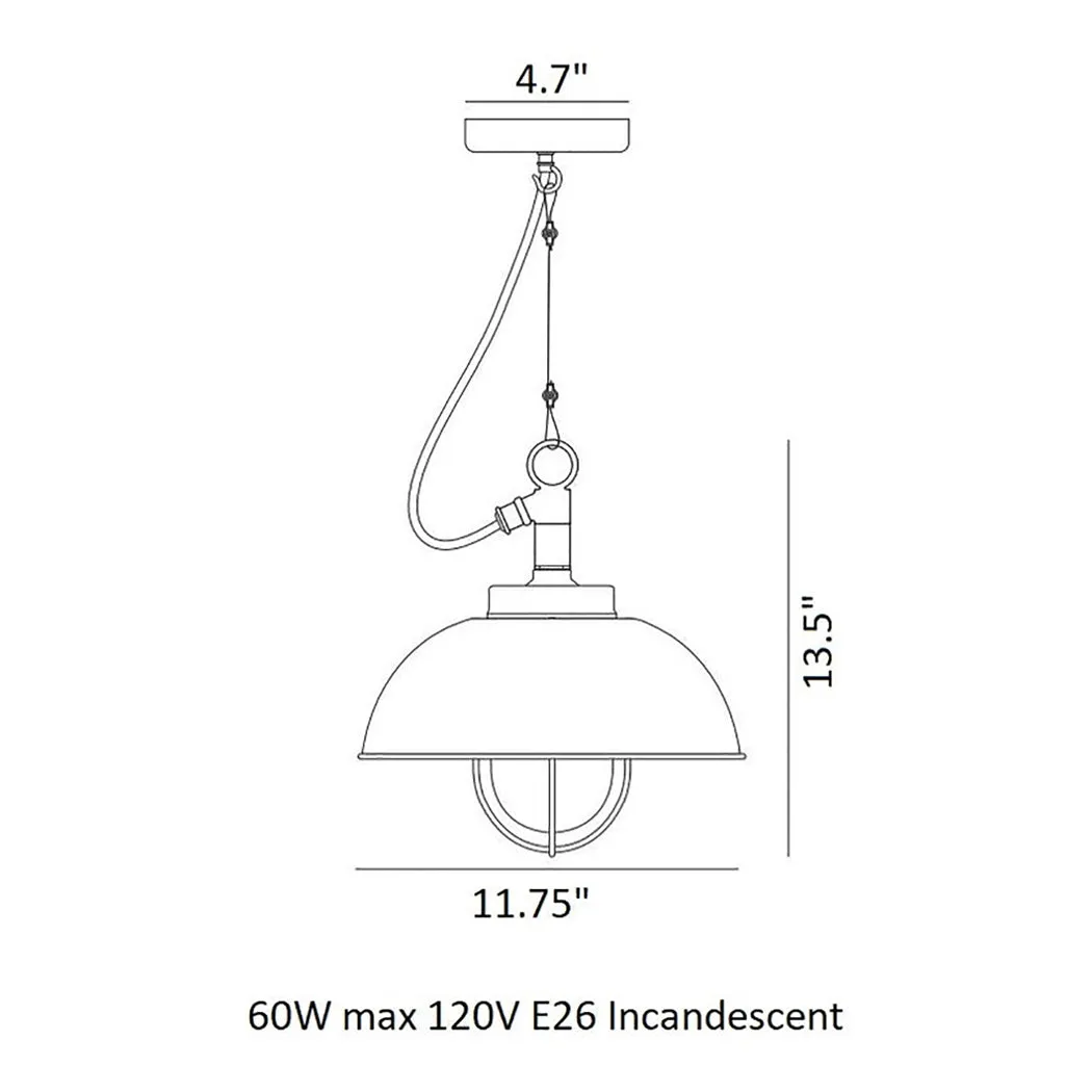 Shipyard Pendant Light