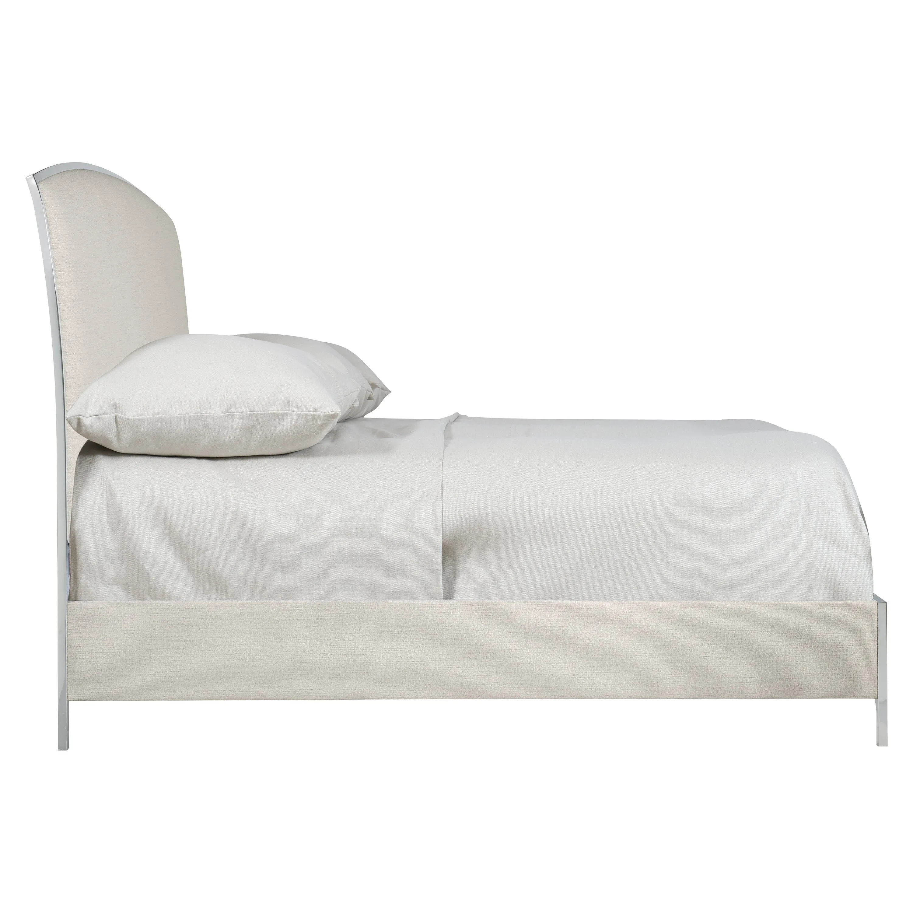Silhouette Upholstered Panel Bed