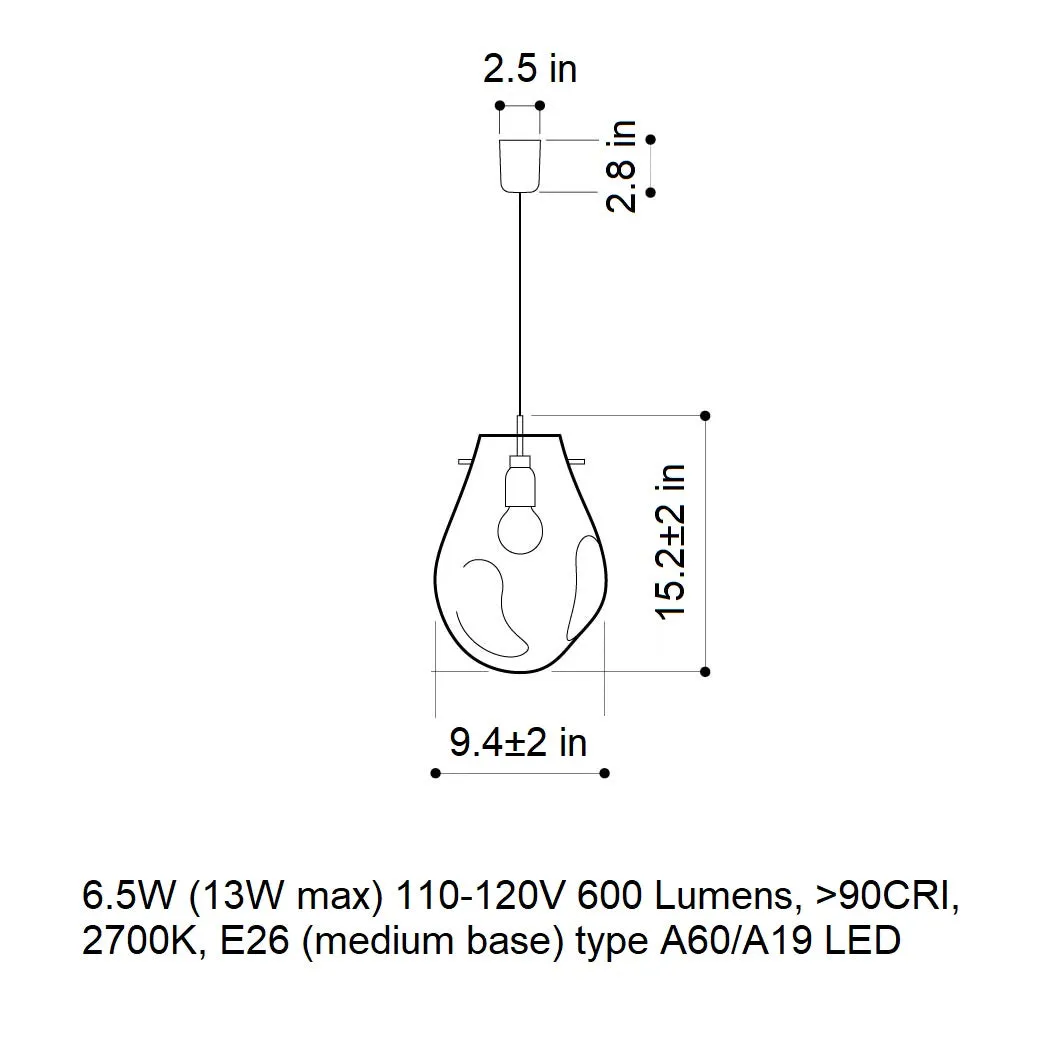 Soap LED Pendant Light