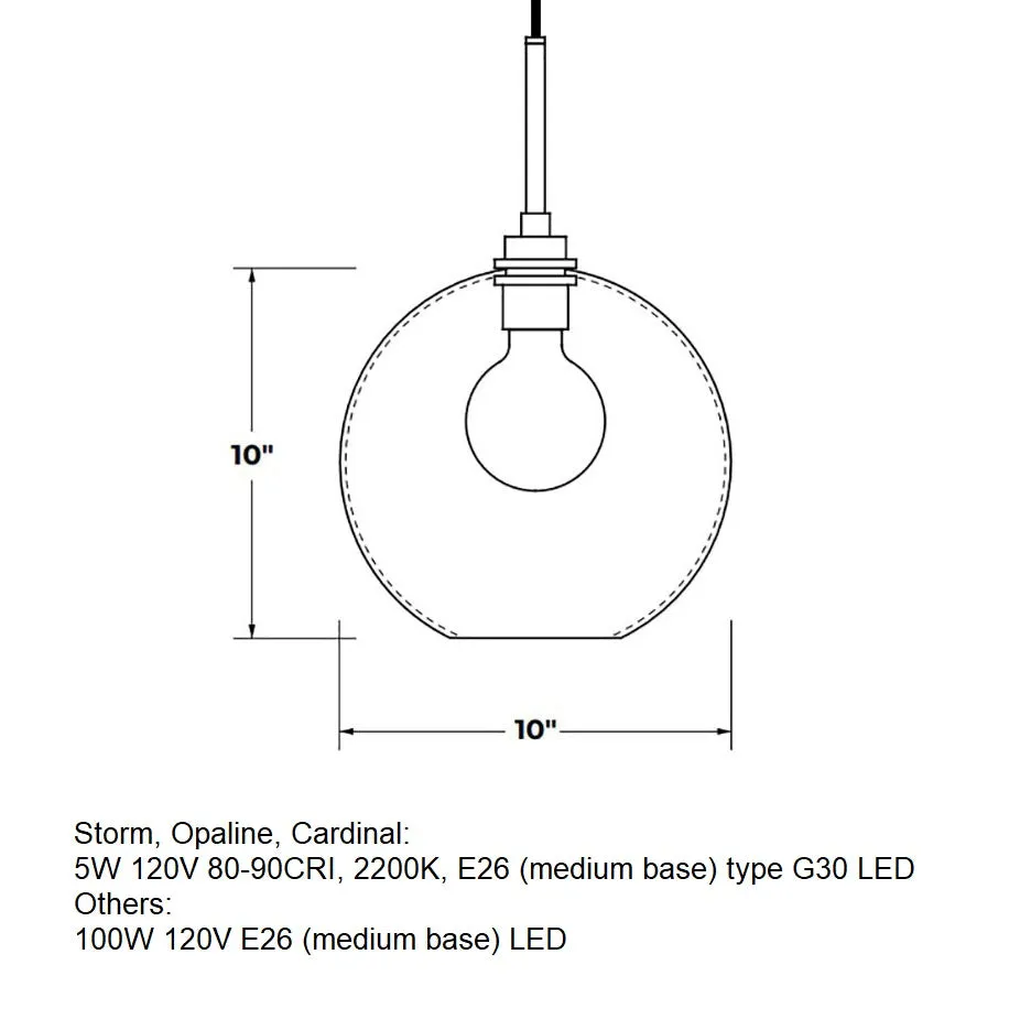 Solitaire Pendant Light