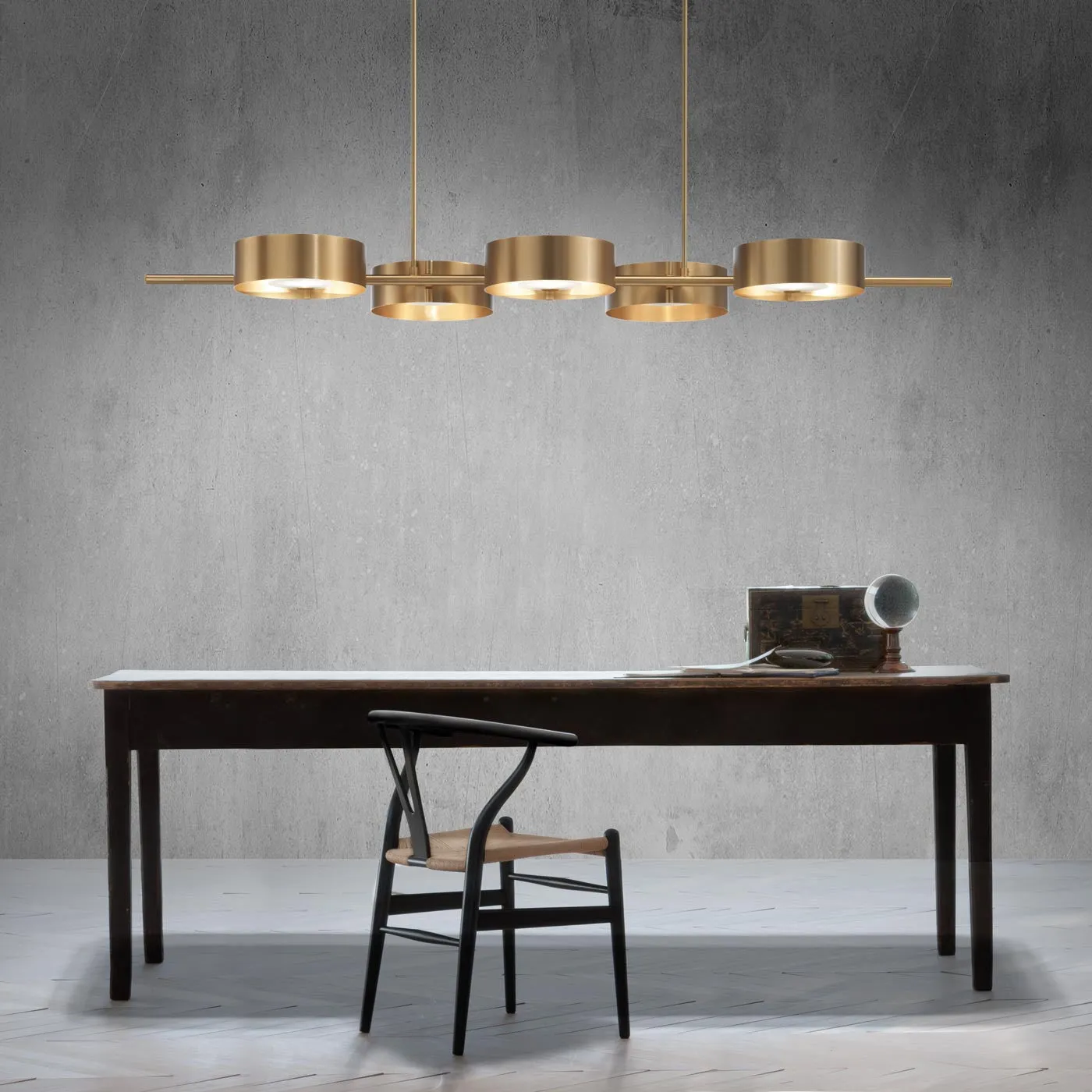Sound LED Linear Pendant Light
