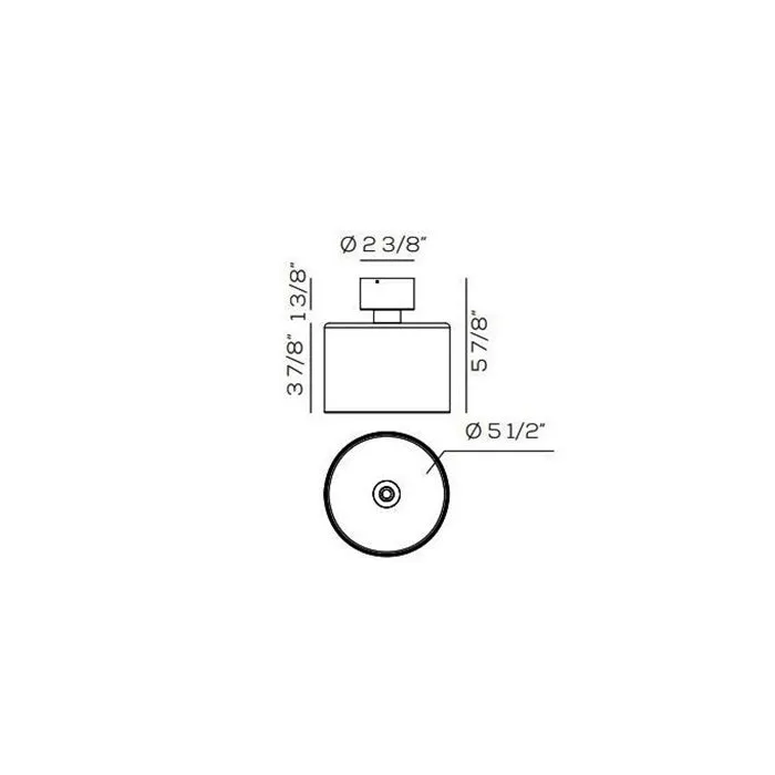 Spillray Plus Semi Flush Mount