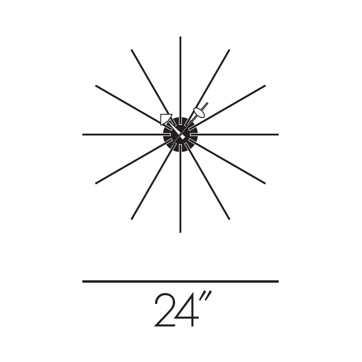 Star Wall Clock
