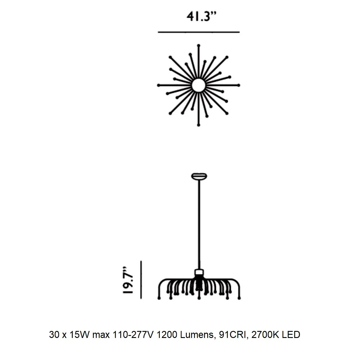 Starfall Suspension Light