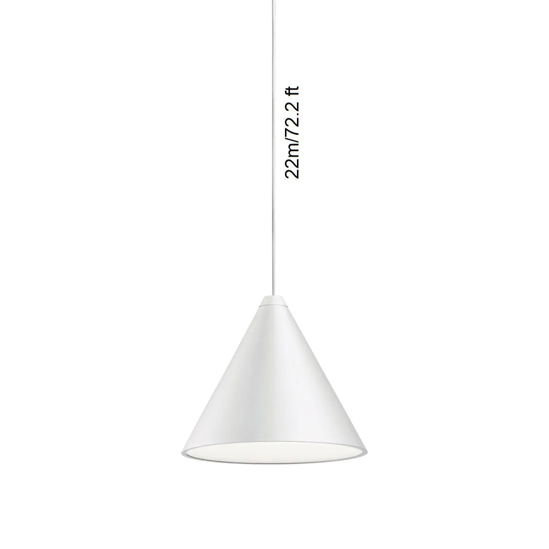 String Light Cone Pendant Light