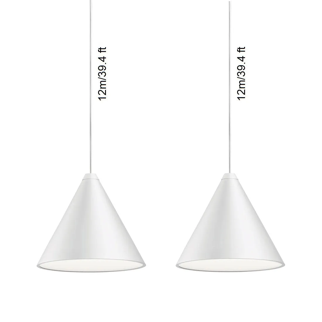 String Light Cone Pendant Light