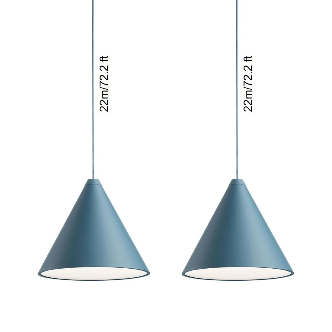 String Light Cone Pendant Light