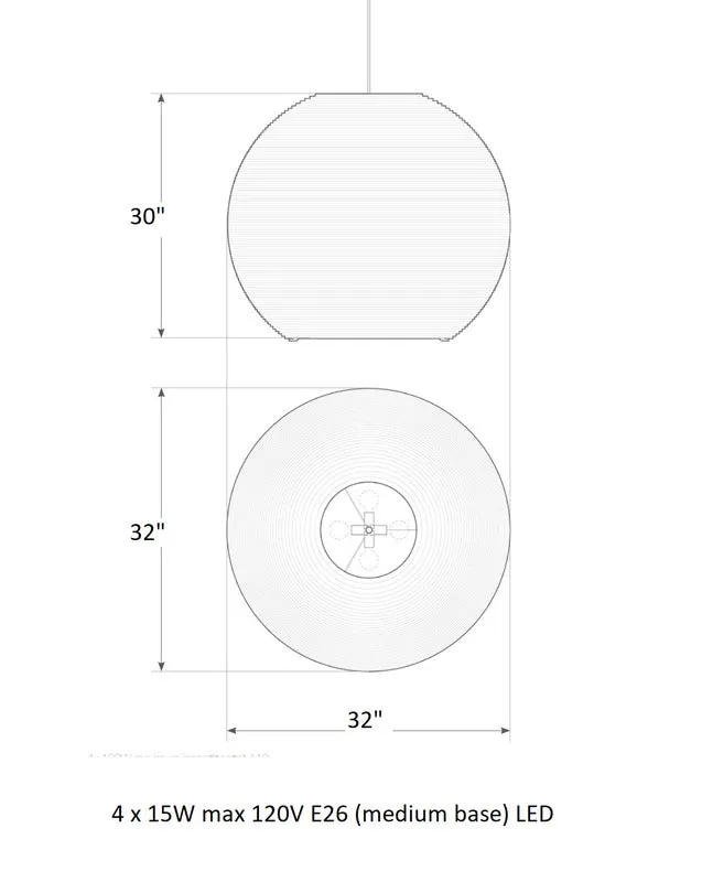 Sun Scraplight Pendant Light