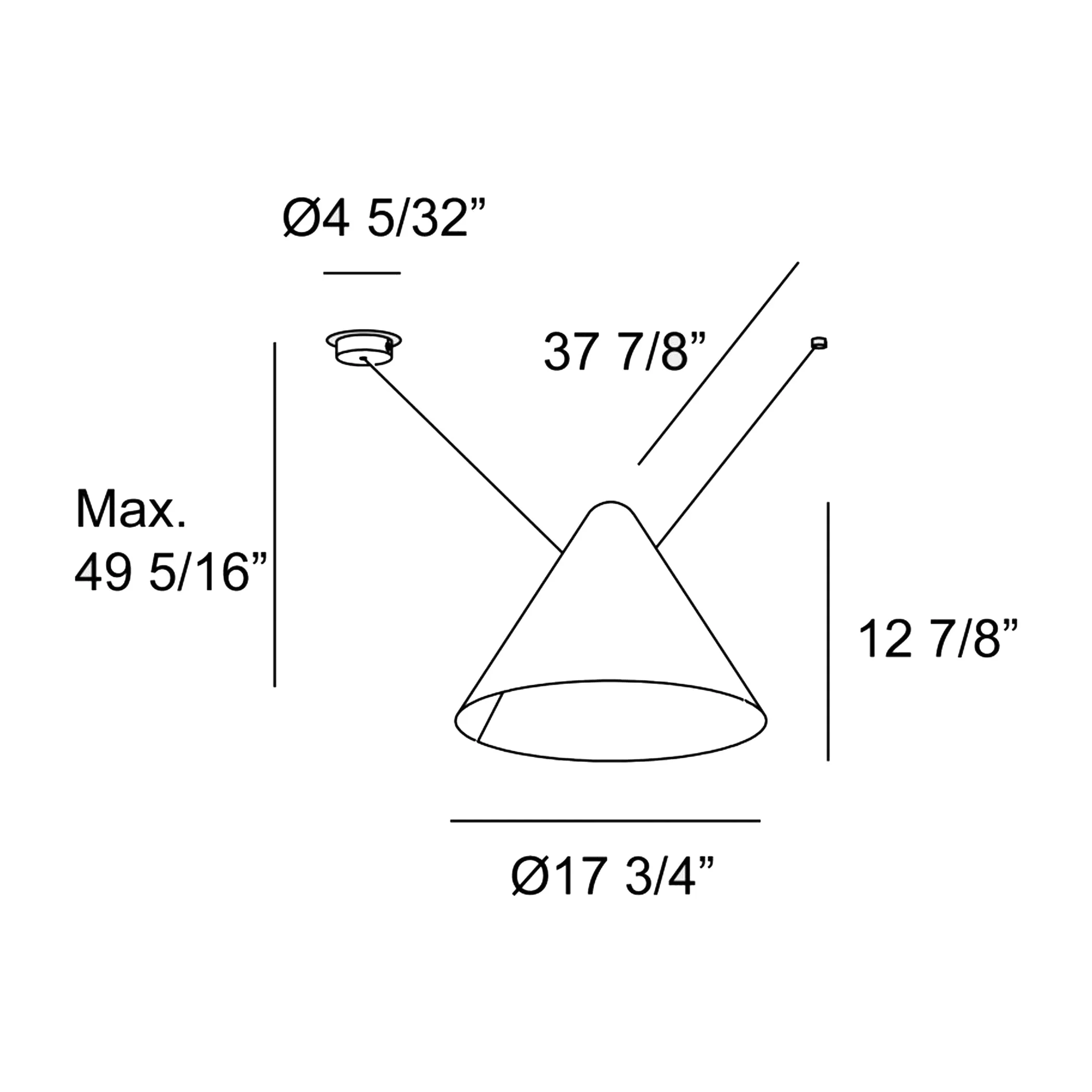 Super Attic Lateral Pendant Light
