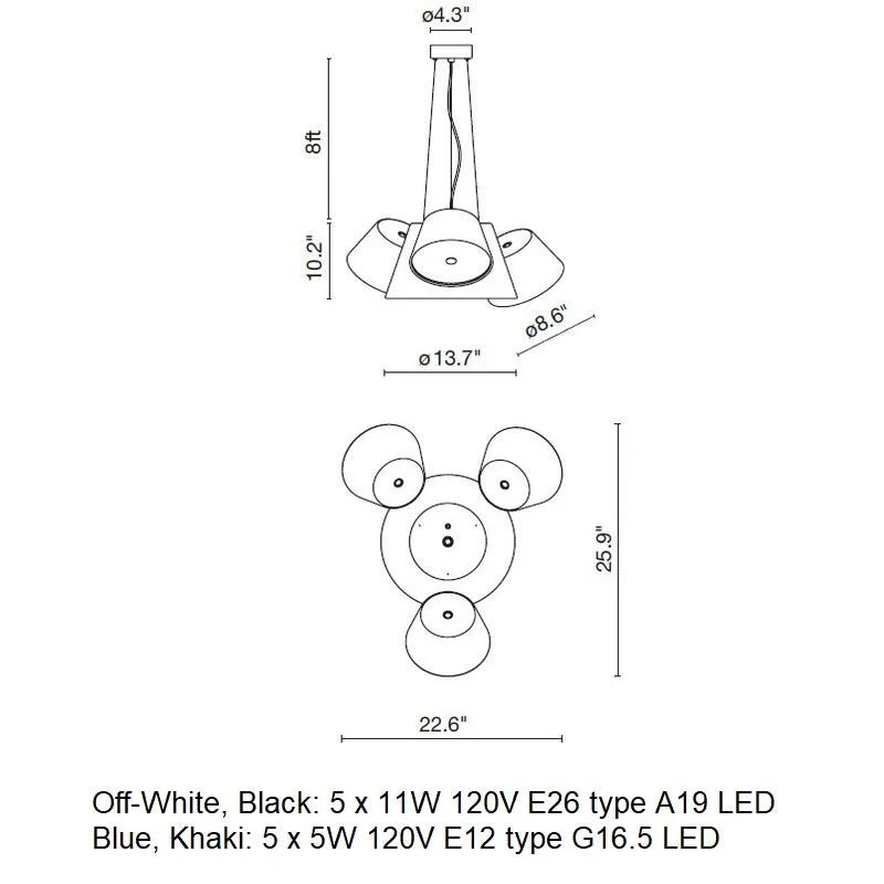Tam Tam Mini Pendant Light