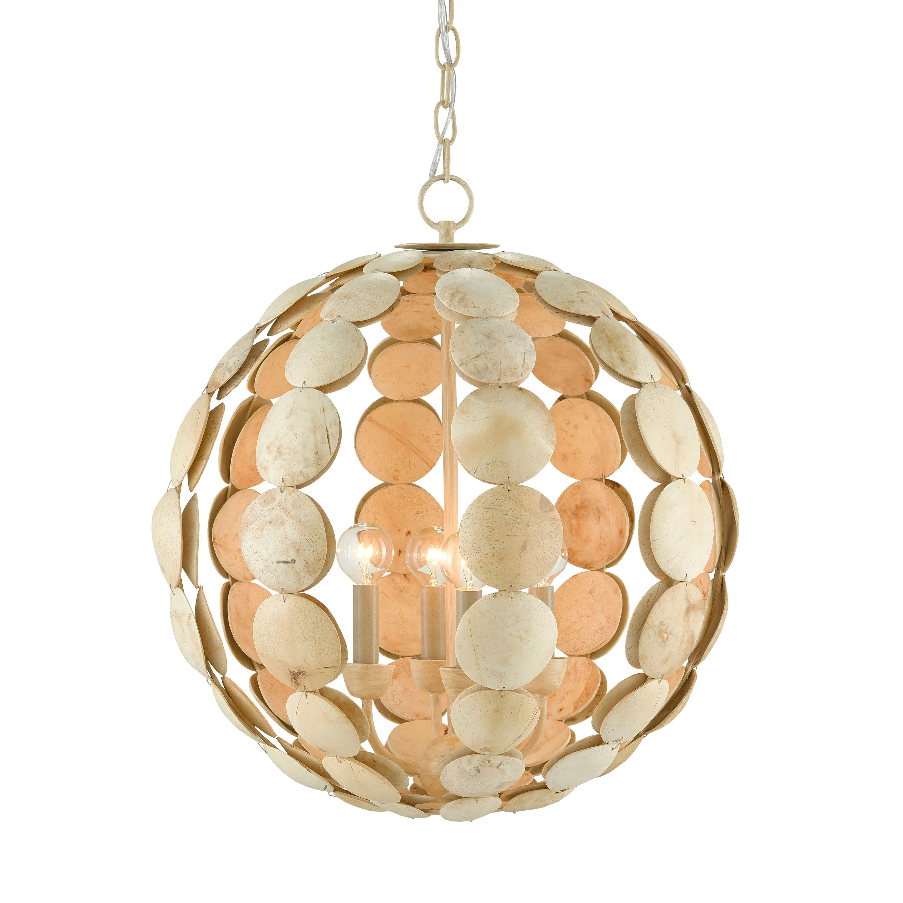 Tartufo Coco Shell Chandelier
