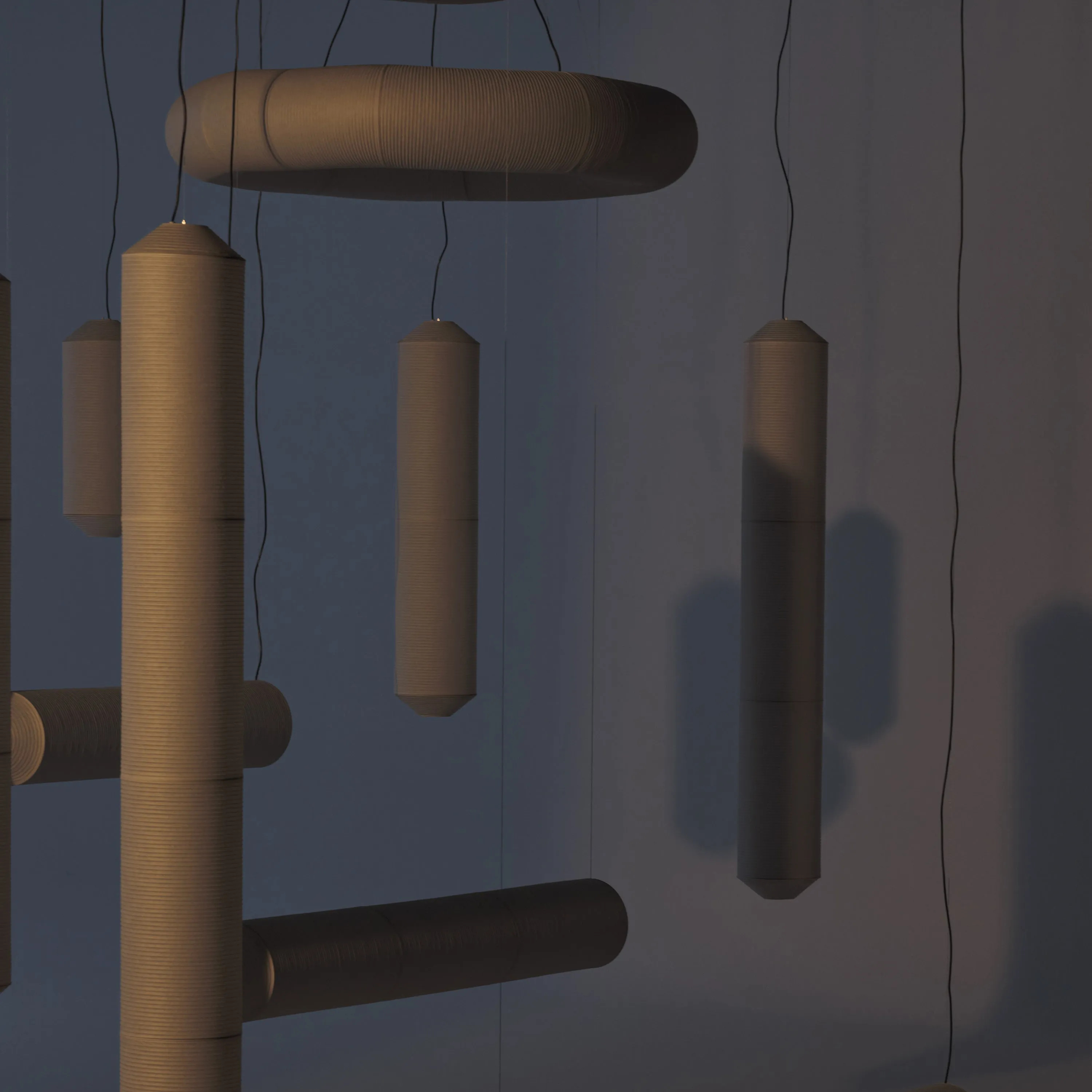 Tekio Vertical Pendant Light