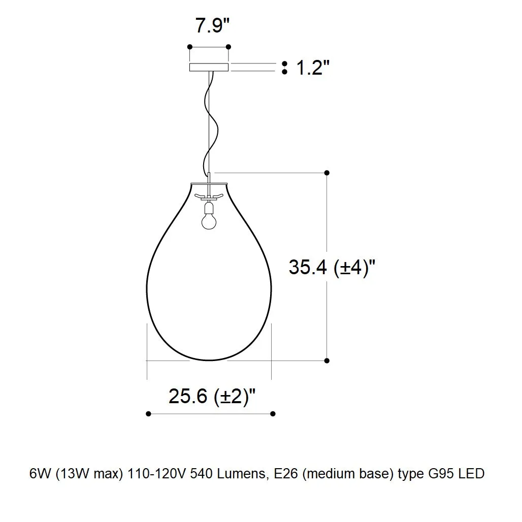 Tim LED Pendant Light