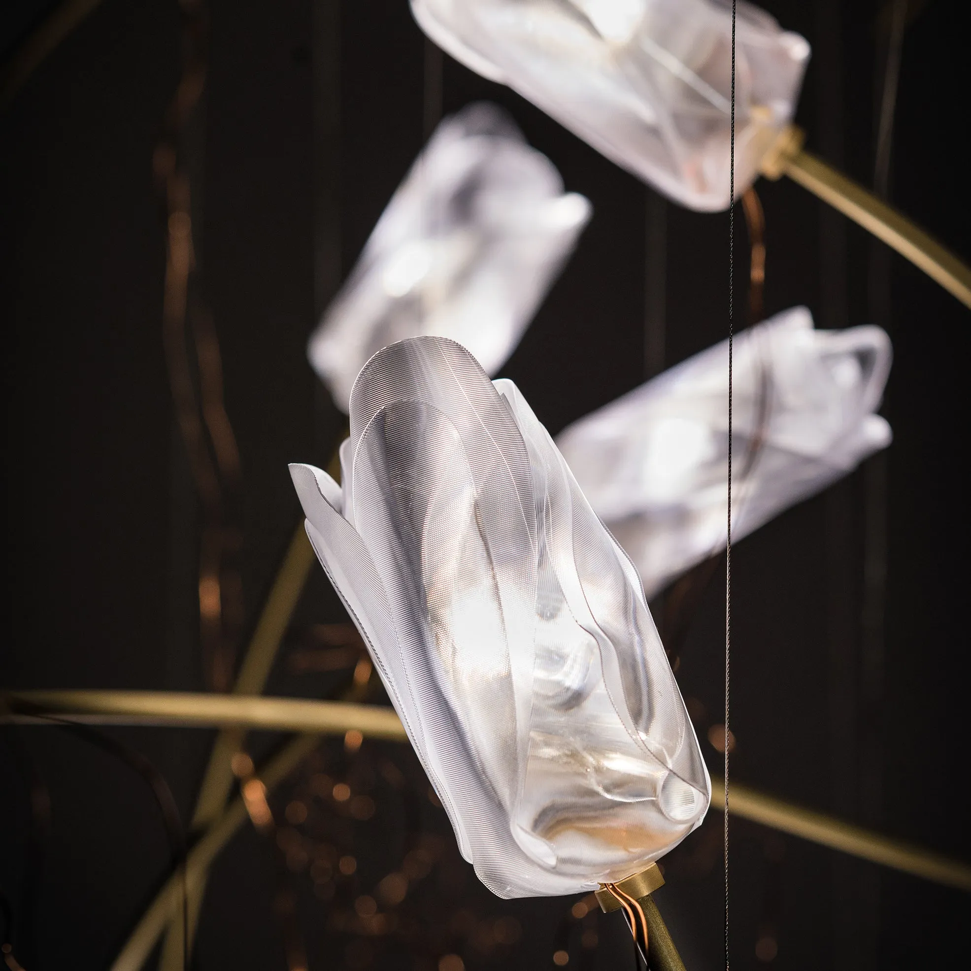 Tulip Round LED Chandelier