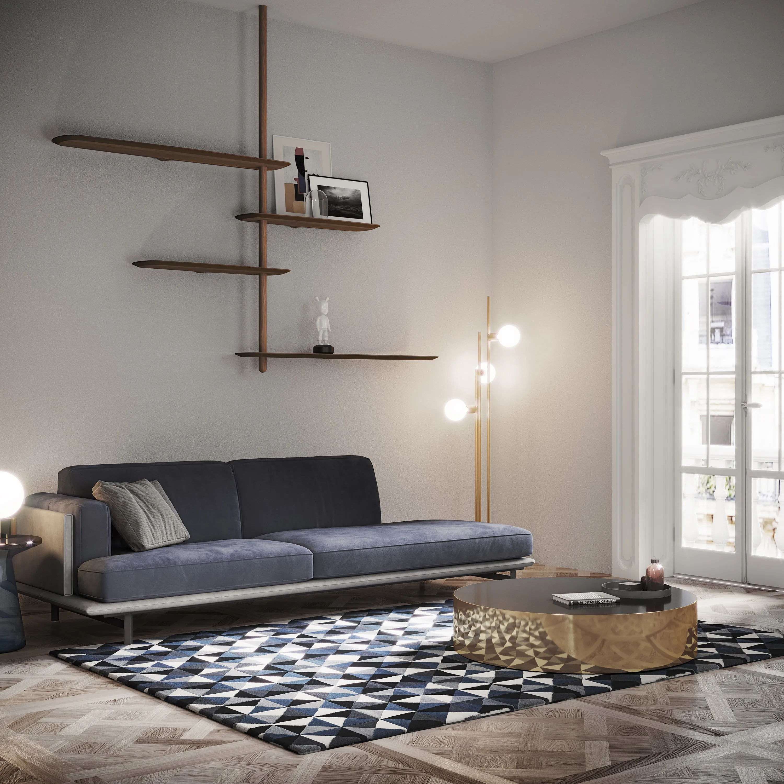 Unica Ceiling Shelving