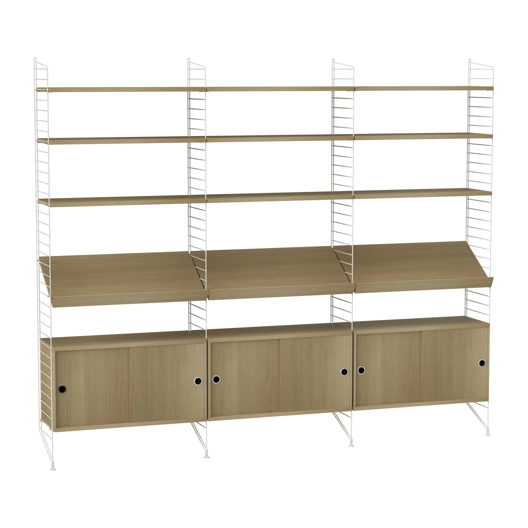Vertical Wall Cabinet Shelving Unit V1
