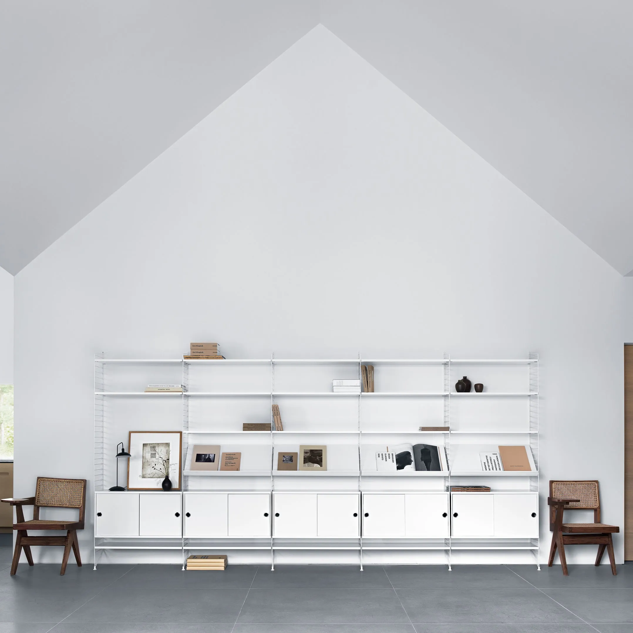Vertical Wall Cabinet Shelving Unit V1