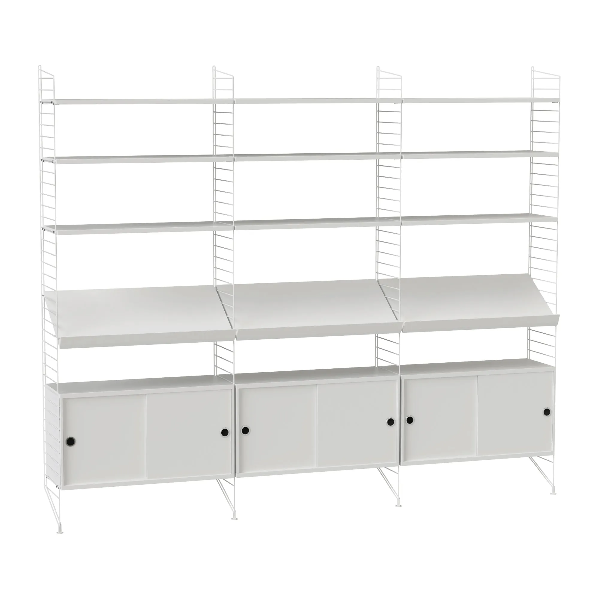 Vertical Wall Cabinet Shelving Unit V1