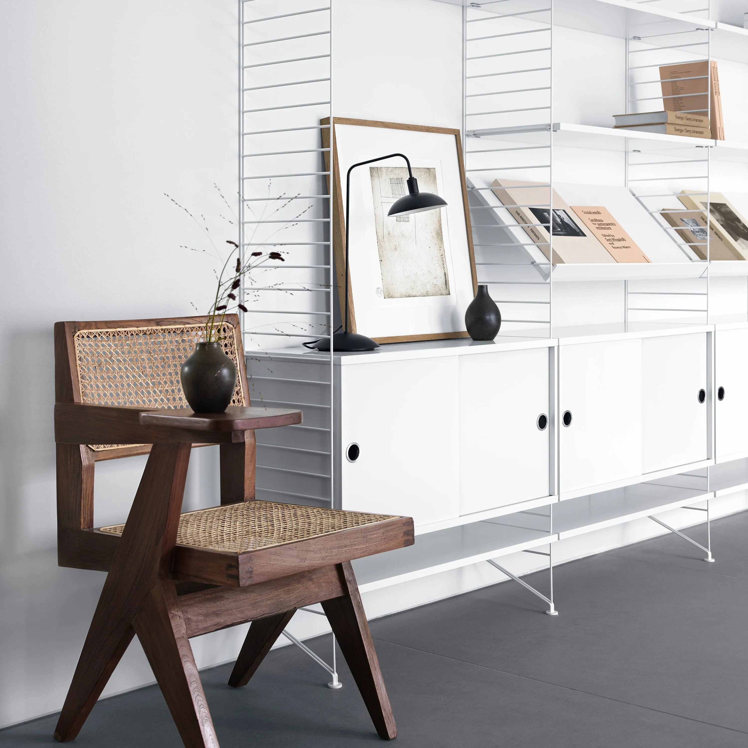 Vertical Wall Cabinet Shelving Unit V1