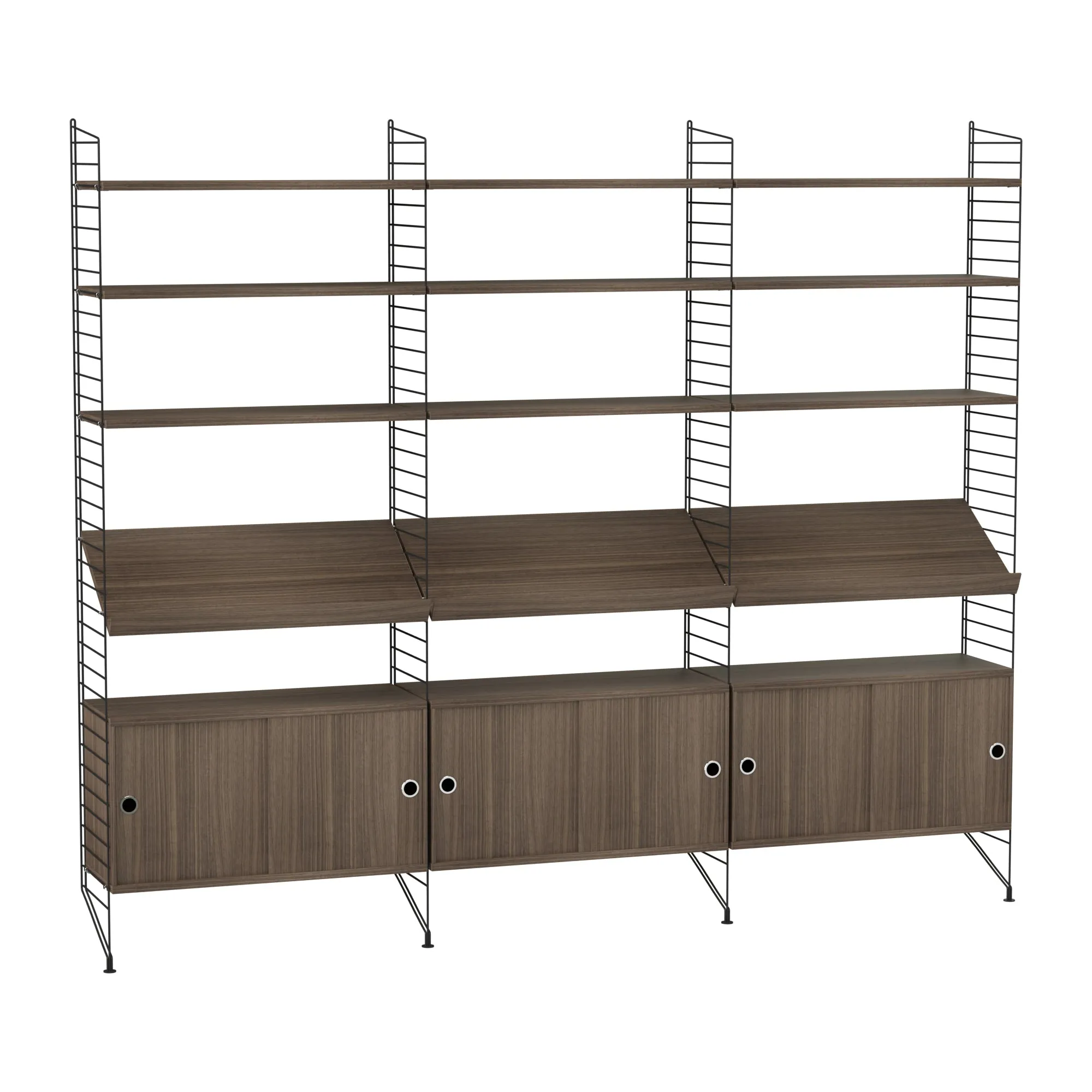 Vertical Wall Cabinet Shelving Unit V1