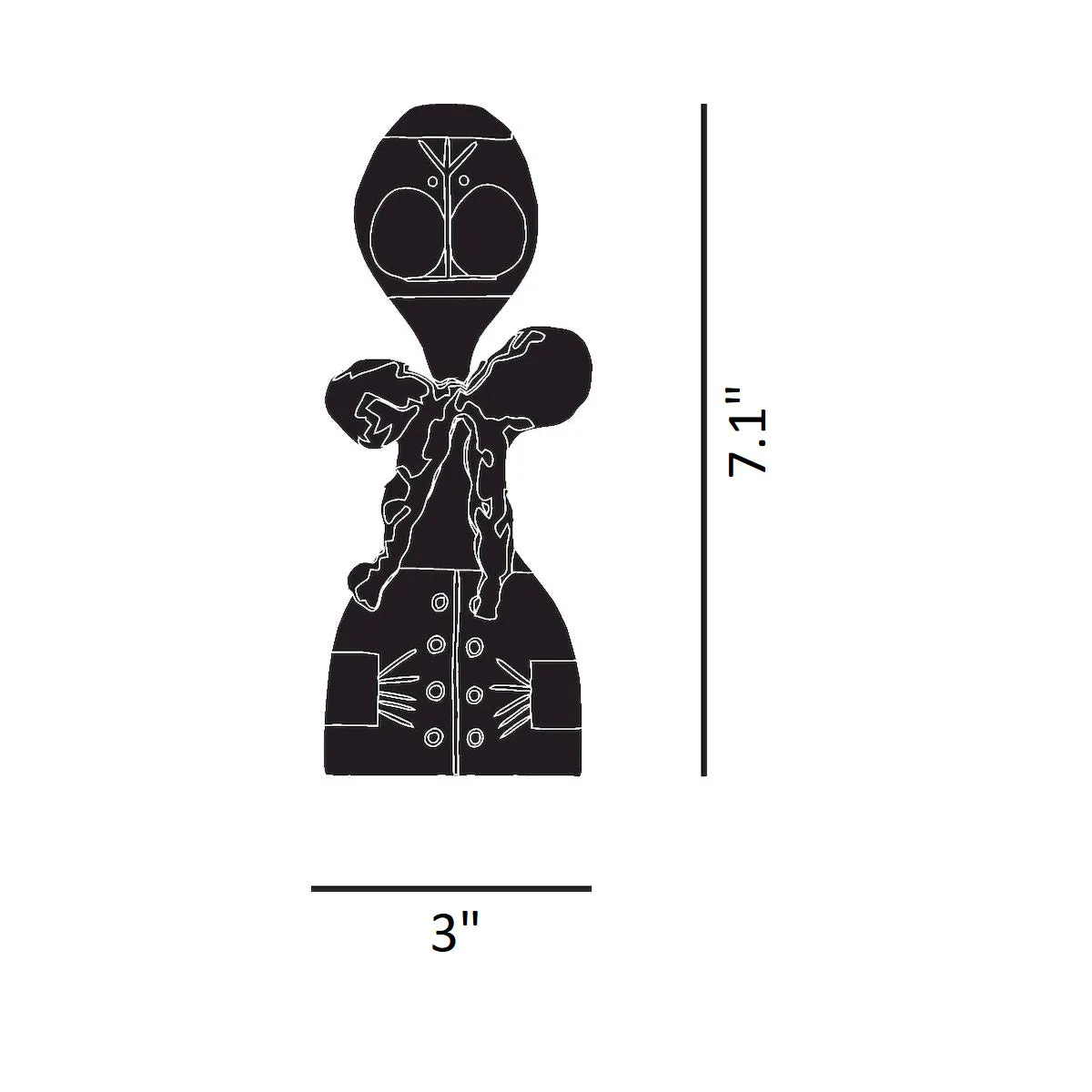 Wooden Doll No.21