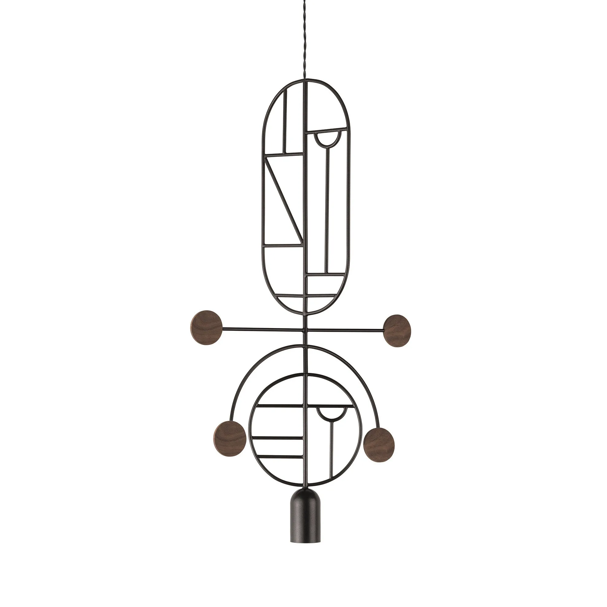 Wooden Dots S08 Pendant Light