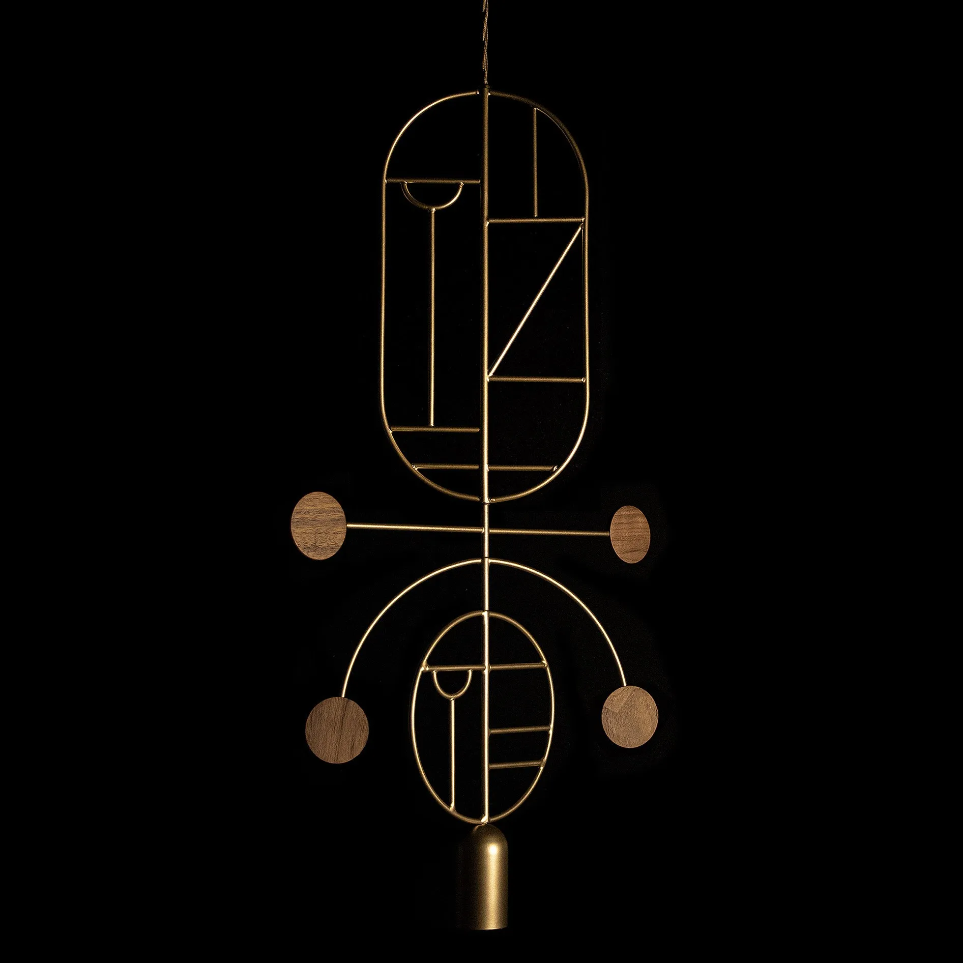 Wooden Dots S08 Pendant Light