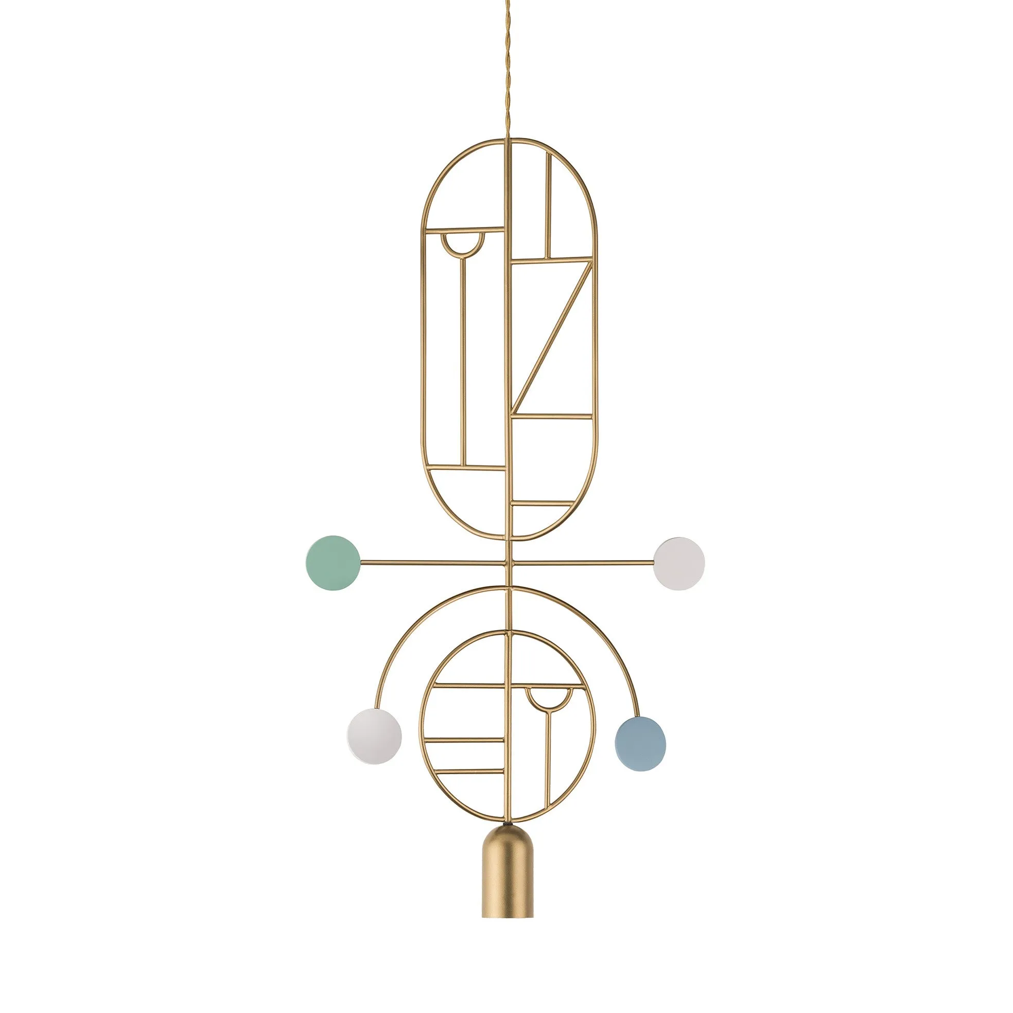 Wooden Dots S08 Pendant Light