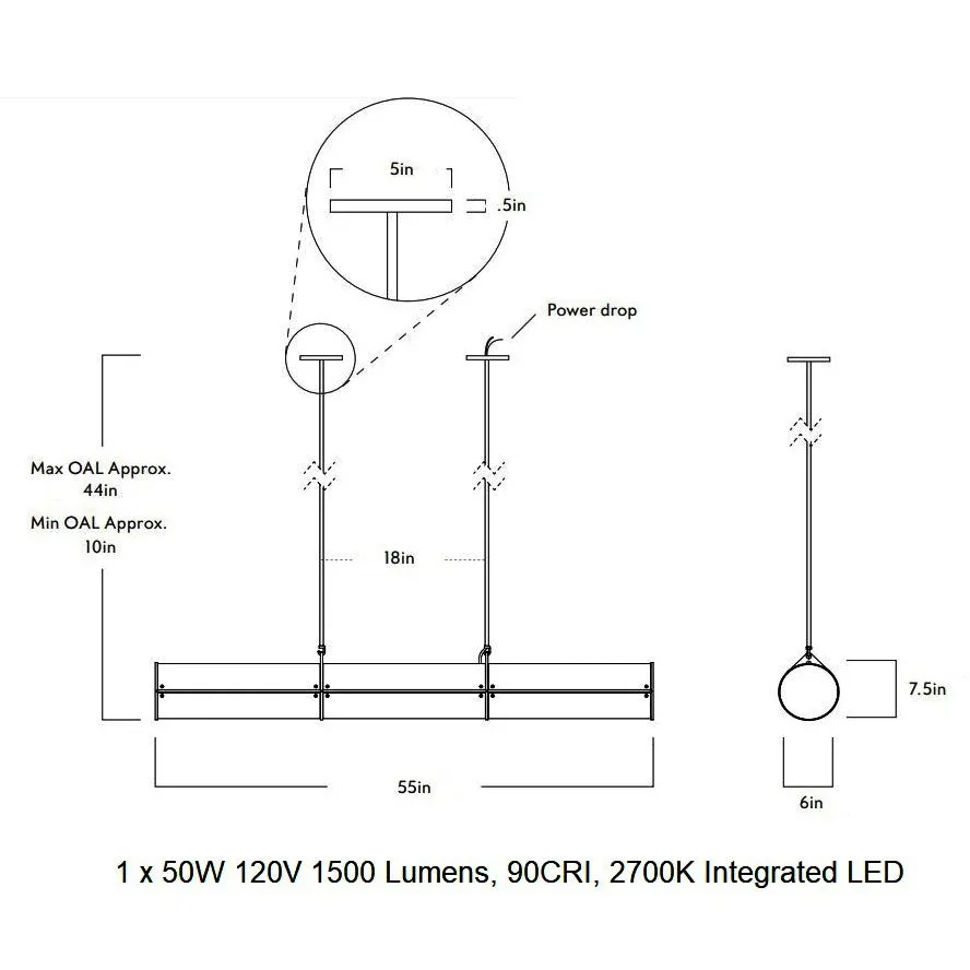 Woody Endless LED Pendant Light