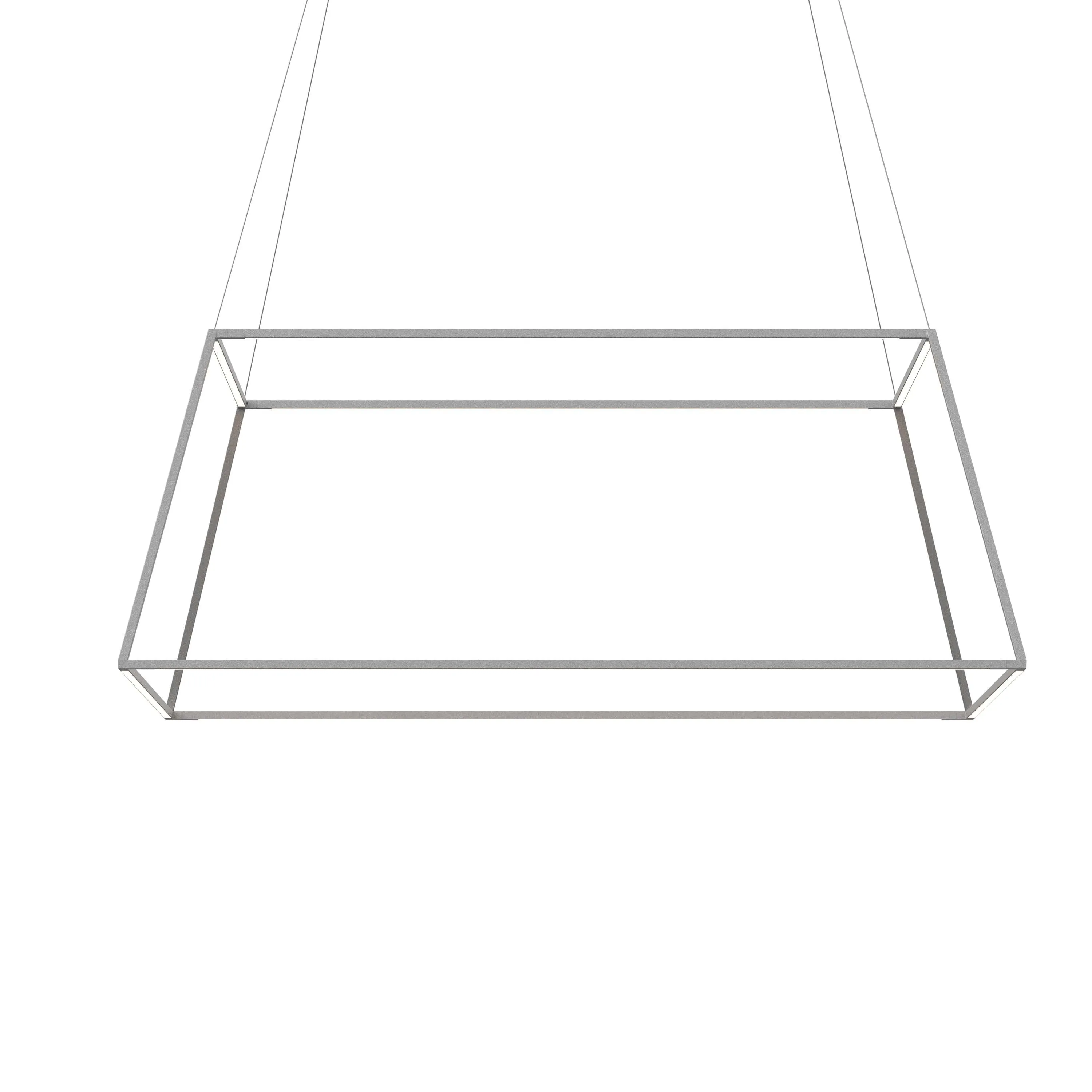 Z-Bar Rise Square Pendant Light