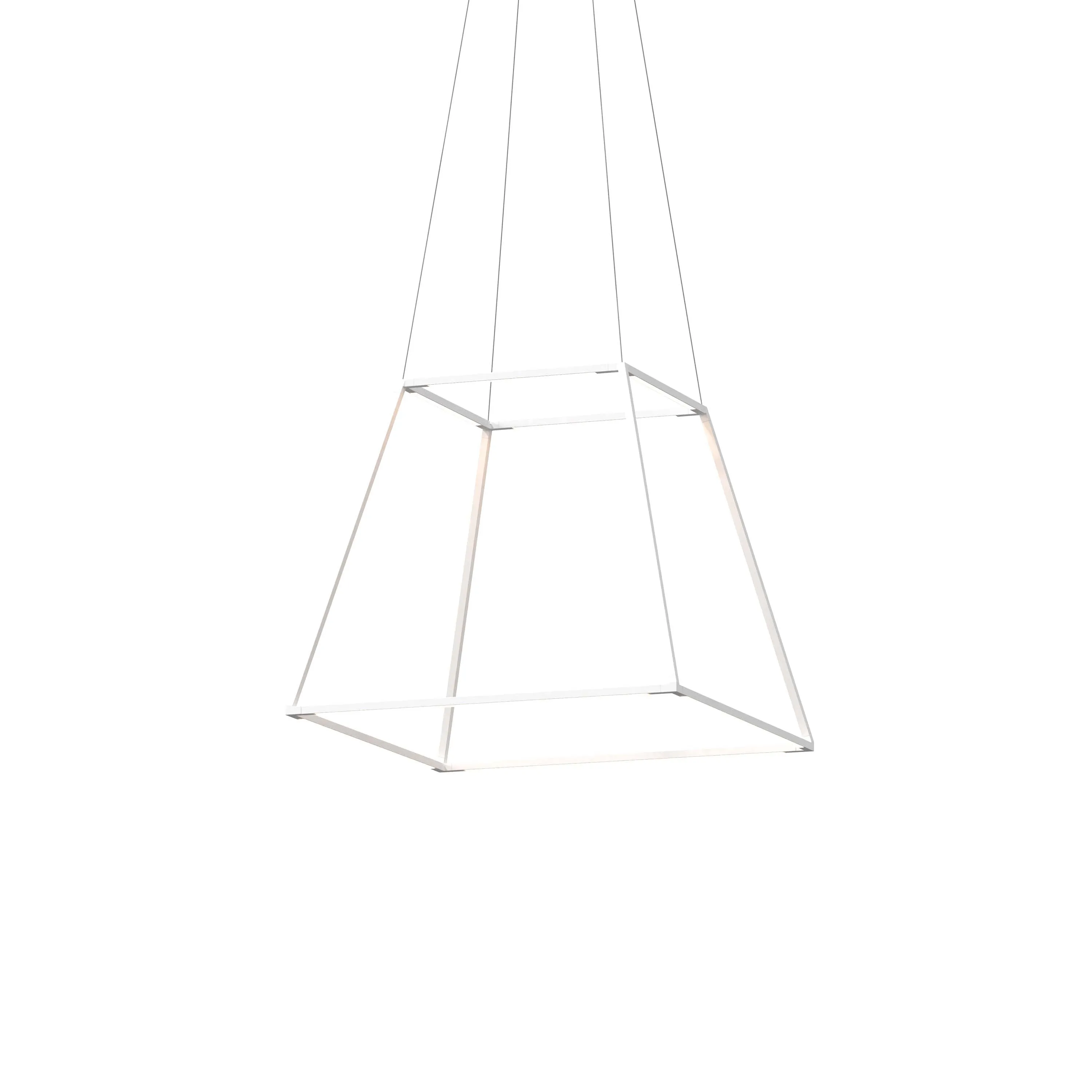 Z-Bar Rise Square Pendant Light